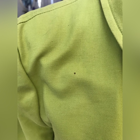 Massimo Coat Double Button Chartreuse Green Size Medium - Picture 3 of 12